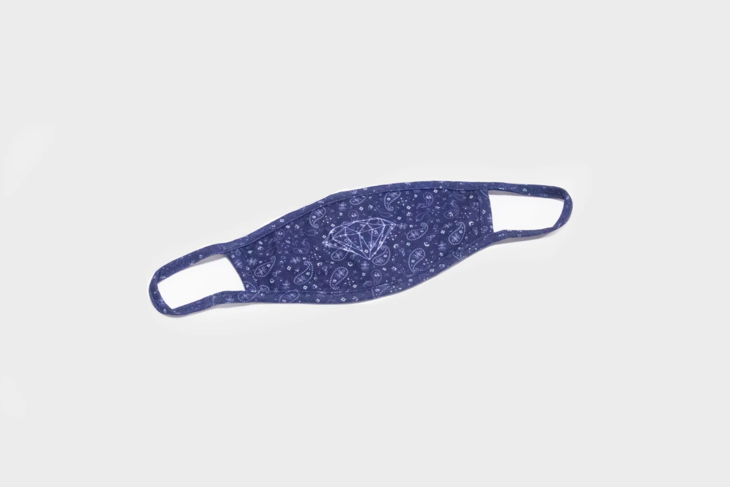 Diamond Supply CO. Bandana Face Mask (Blue) 3 Diamond Supply CO. Bandana Face Mask (Blue)