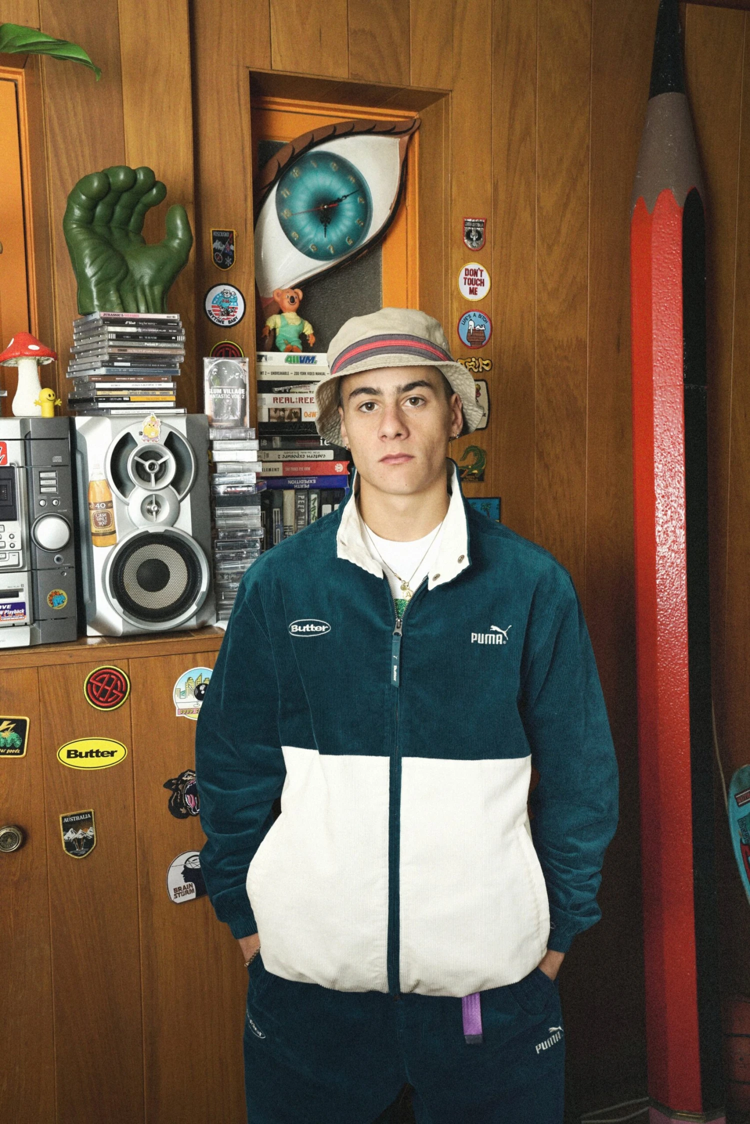 Puma X Butter Goods Track Top (Deep Teal) 5 Puma X Butter Goods Track Top (Deep Teal) - Image 3