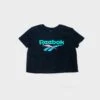WMNS Reebok - Classic Crop Top (Black) -Sportswear Discounts 6 4 19 7