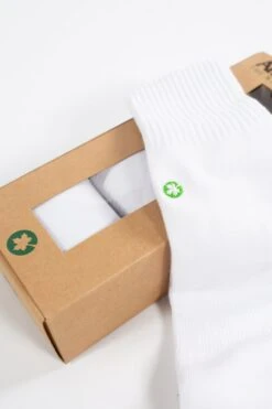 Arkansocks - Plain Jane 3 Pack (White/White) -Sportswear Discounts ARK 98 02 001 Plain Jane 3 Pack Box Product Shots 4