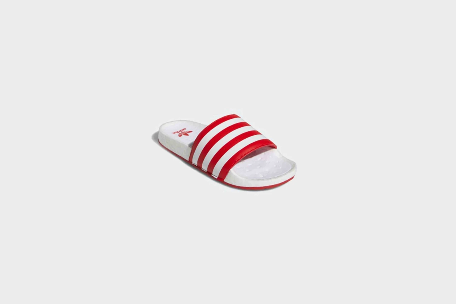 Adidas Adilette Boost (Scarlet Red/White) 4 Adidas Adilette Boost (Scarlet Red/White) - Image 2