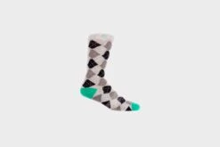 Arkansocks - ARgyle State Of Mind (Ash Heather/Teal)