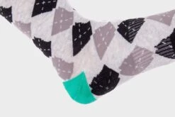 Arkansocks - ARgyle State Of Mind (Ash Heather/Teal) -Sportswear Discounts Arkansocks ARgyleStateOfMind AshHeather Teal 3