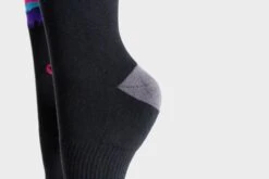 Arkansocks - Pinnacle View (Black/Violet) -Sportswear Discounts Arkansocks PinnacleView Black Violet 5