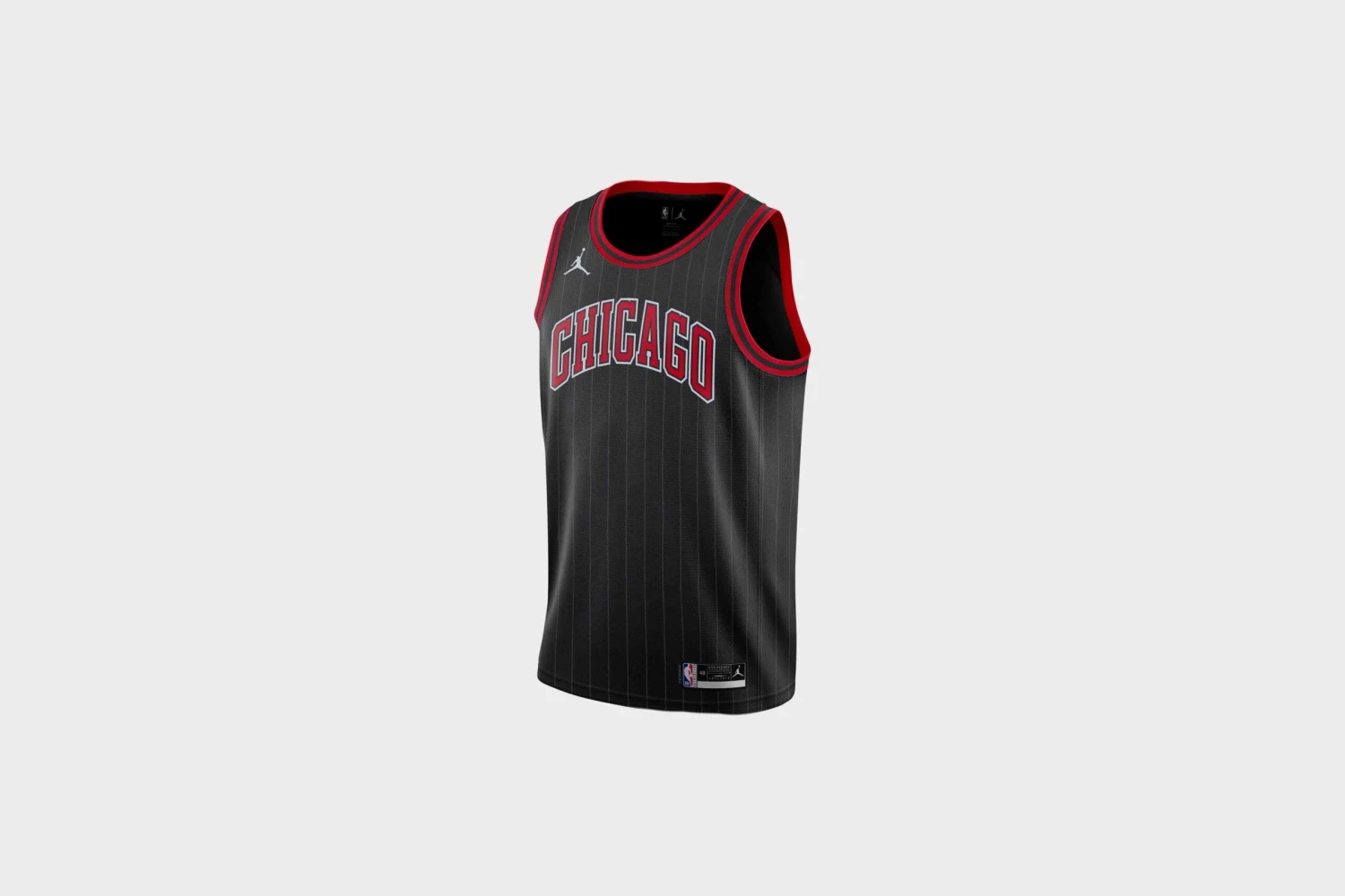 Jordan Chicago Bulls Jersey (Black/Red) 3 Jordan Chicago Bulls Jersey (Black/Red)