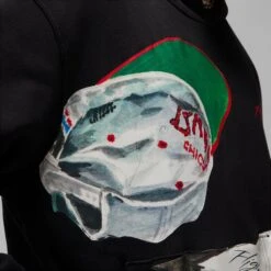 Jordan Flight Artist Series Fleece Hoodie (Black/University Red) -Sportswear Discounts JordanFlightArtistSeriesFleeceHoodie Black UniversityRed DV1593 0105