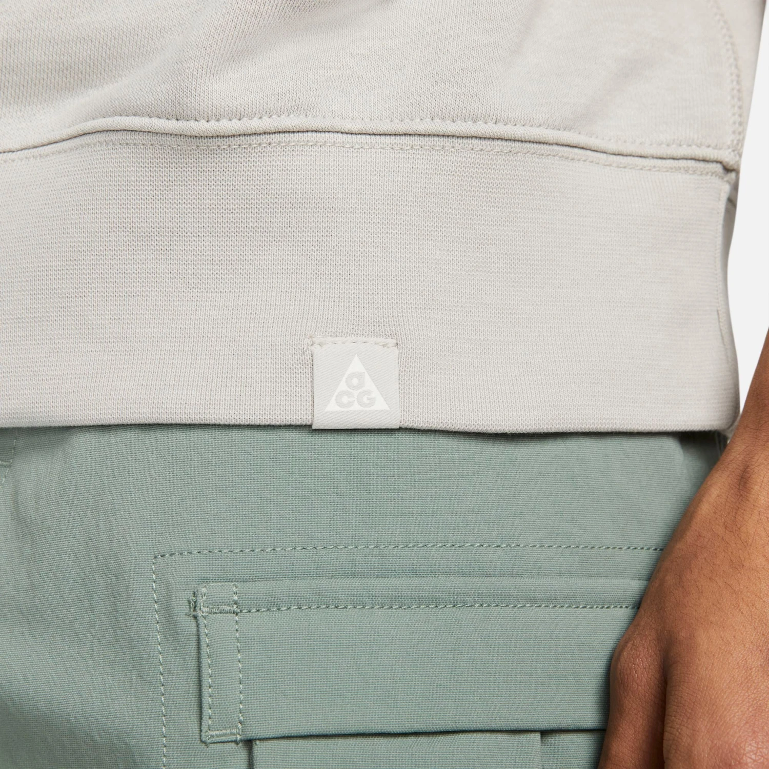 Nike ACG Dri-FIT Short-Sleeve French Terry Crew (Light Iron Ore/Summit White) 7 Nike ACG Dri-FIT Short-Sleeve French Terry Crew (Light Iron Ore/Summit White) - Image 5