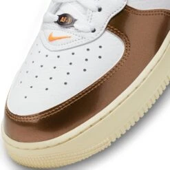 Nike Air Force 1 Mid QS (White/Total Orange-Ale Brown) -Sportswear Discounts NikeAirForce1MidQS White TotalOrange AleBrown DH5623 1009