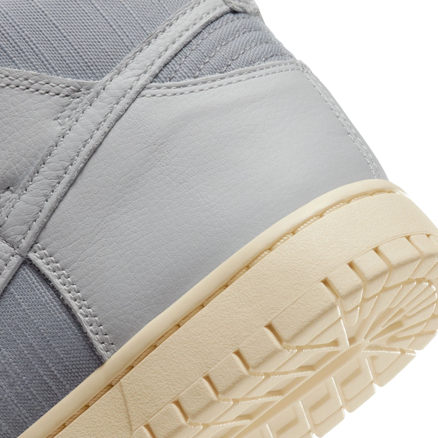 Nike Dunk Hi Retro PRM (LT Smoke Grey/Grey Fog-Sail) 14 Nike Dunk Hi Retro PRM (LT Smoke Grey/Grey Fog-Sail) - Image 12