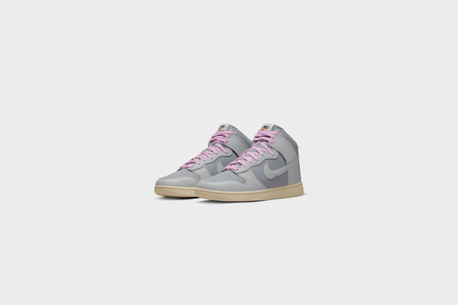 Nike Dunk Hi Retro PRM (LT Smoke Grey/Grey Fog-Sail) 4 Nike Dunk Hi Retro PRM (LT Smoke Grey/Grey Fog-Sail) - Image 2