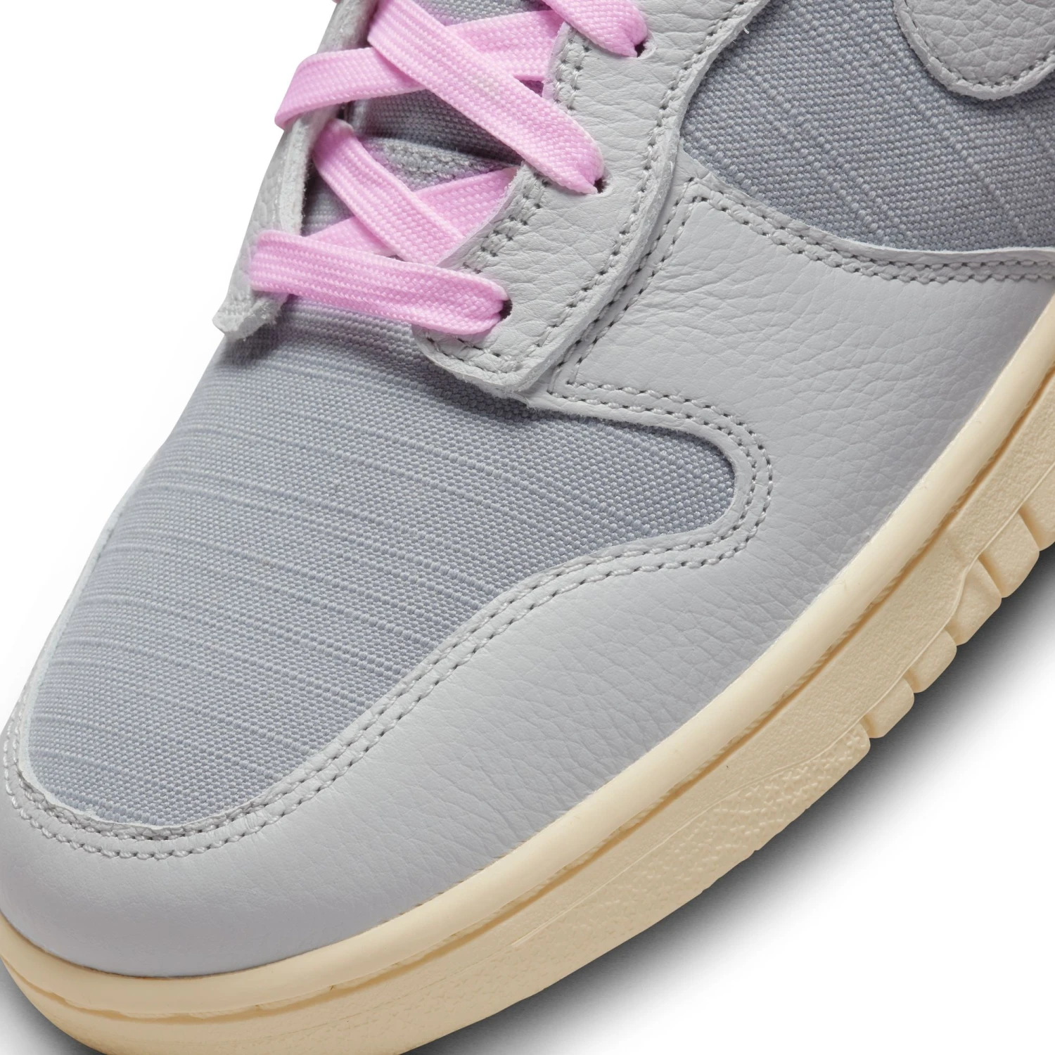 Nike Dunk Hi Retro PRM (LT Smoke Grey/Grey Fog-Sail) 11 Nike Dunk Hi Retro PRM (LT Smoke Grey/Grey Fog-Sail) - Image 9