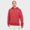Nike SB Icon Pullover Skate Hoodie (Pomegranate/Black) -Sportswear Discounts NikeSBIconPulloverSkateHoodie PomegranateBlack