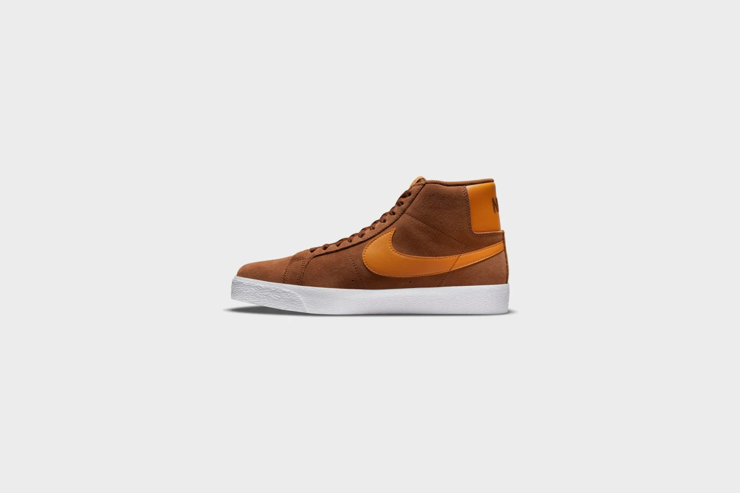 Nike SB Zoom Blazer Mid (Pecan/Light Curry-Pecan-White) 7 Nike SB Zoom Blazer Mid (Pecan/Light Curry-Pecan-White) - Image 5