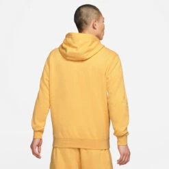 Nike Sportswear Pullover Hoodie (Yellow) -Sportswear Discounts NikeSportswearPulloverHoodie Yellow DA0680 761 1