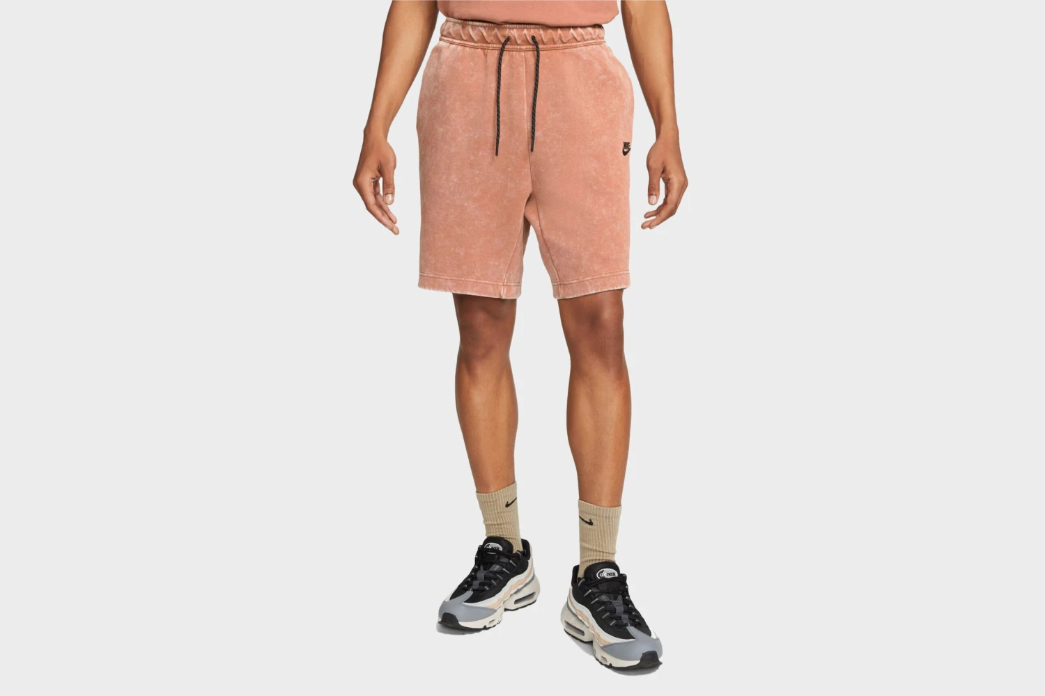 Nike Tech Fleece Wash Shorts (Mineral Clay) 3 Nike Tech Fleece Wash Shorts (Mineral Clay)