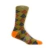 Arkansocks - Argyle State Of Mind (Deep Mandarin/Olive) 1 Arkansocks - Argyle State Of Mind (Deep Mandarin/Olive) -Sportswear Discounts Product Shots Argyle State Of Mind ARK07017