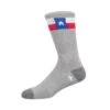 Arkansocks - Lonestar (Grey Heather/Red-Navy)