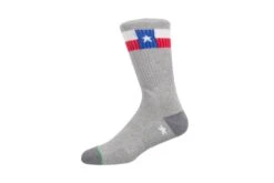 Arkansocks - Lonestar (Grey Heather/Red-Navy)