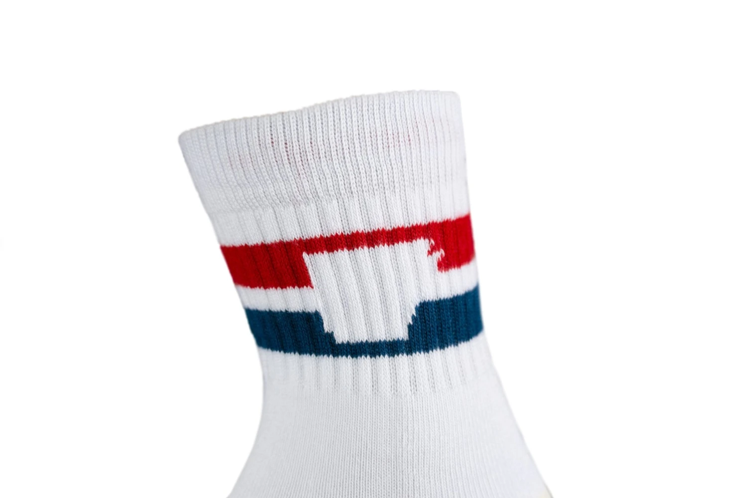 Arkansocks - Tailgater Mid (White/Navy-Red) - Image 2