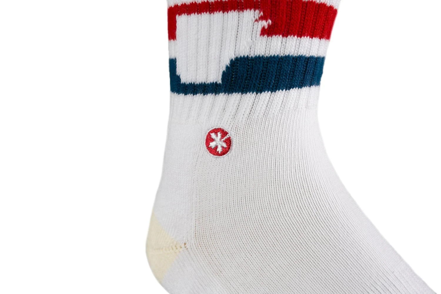 Arkansocks - Tailgater Mid (White/Navy-Red) - Image 5