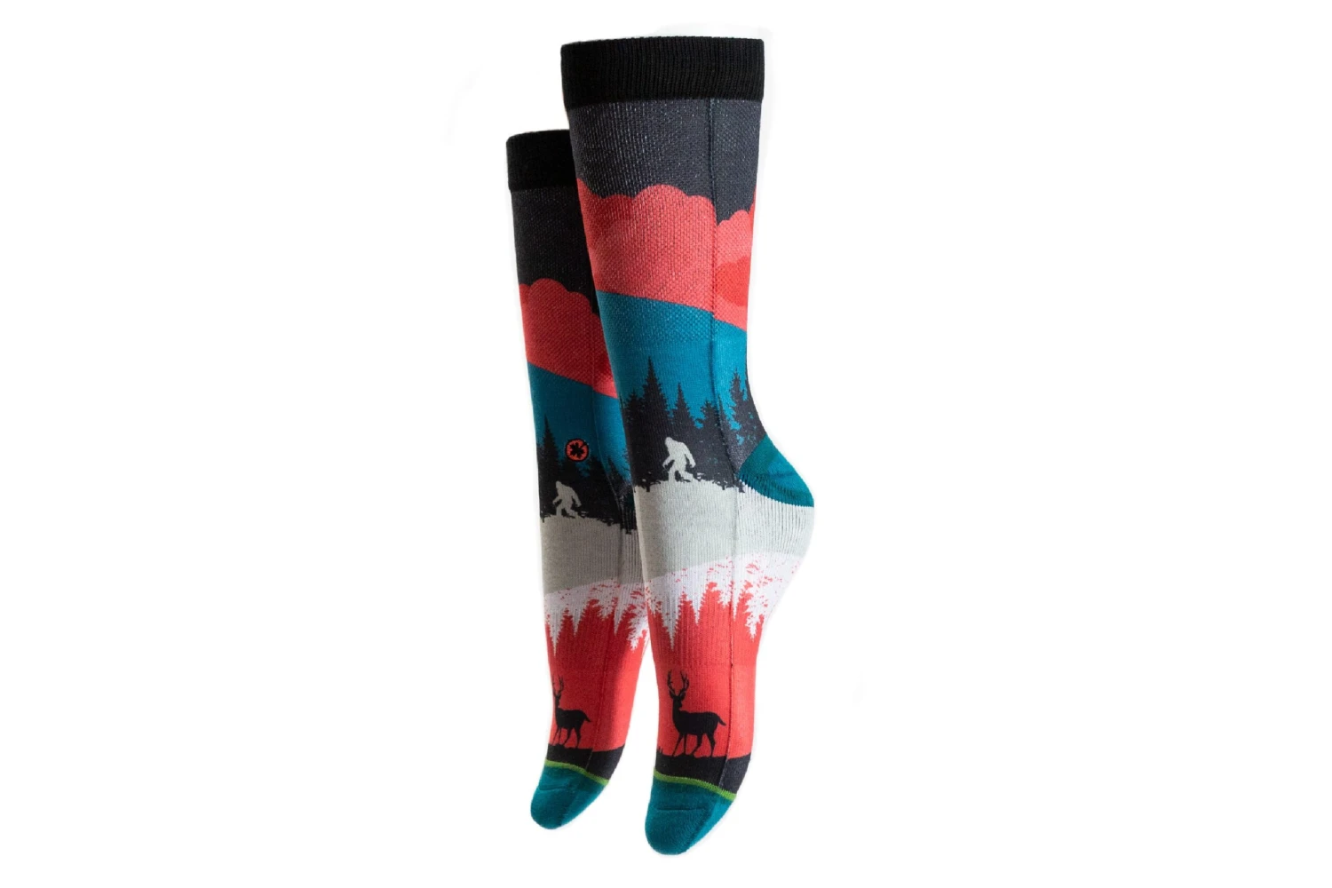 Arkansocks - Nightfall (Geode Teal/Crimson) 3 Arkansocks - Nightfall (Geode Teal/Crimson)