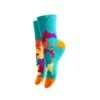 Arkansocks - Outbloom Mid (Rio Teal/Citrus-Violet) -Sportswear Discounts Product Shots 28002 Landscape