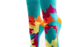 Arkansocks - Outbloom Mid (Rio Teal/Citrus-Violet) 15 Arkansocks - Outbloom Mid (Rio Teal/Citrus-Violet) -Sportswear Discounts Product Shots 28007