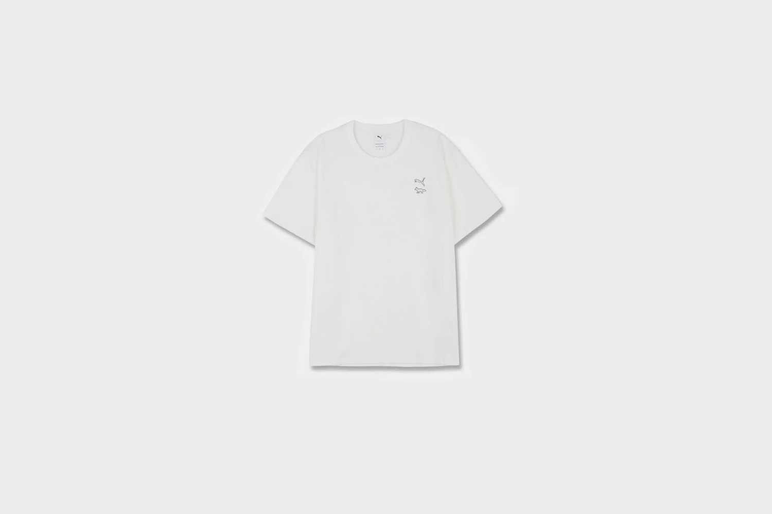 Puma X Maison Kitsune Tee (Puma White) 3 Puma X Maison Kitsune Tee (Puma White)