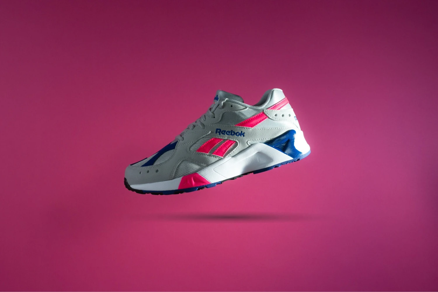 Reebok AZTREK (Grey/Acid Pink/Royalty/White) 3 Reebok AZTREK (Grey/Acid Pink/Royalty/White)