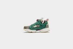 Reebok X Adidas Instapump Fury Boost (Green/Stone Grey/Burgundy)