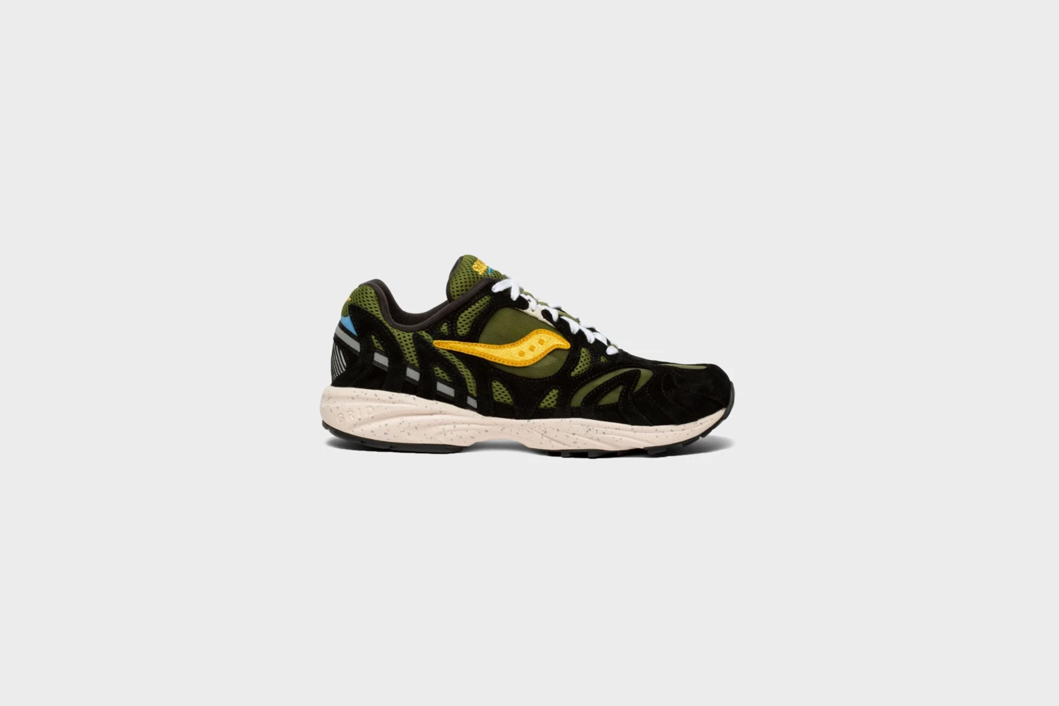 Saucony Grid Azura 2000 (Blk/Yel) 3 Saucony Grid Azura 2000 (Blk/Yel)