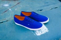 WMNS Vans Authentic Lo Pro (Blueprint/Camellia) -Sportswear Discounts Vans Lo BLUEorange 2
