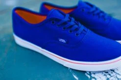 WMNS Vans Authentic Lo Pro (Blueprint/Camellia) -Sportswear Discounts Vans Lo BLUEorange 3