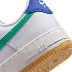 WMNS Nike Air Force 1 ‘07 (White/Stadium Green-Game Royal) -Sportswear Discounts WMNSNikeAirForce1 07 White StadiumGreen GameRoyal DD8959 11010